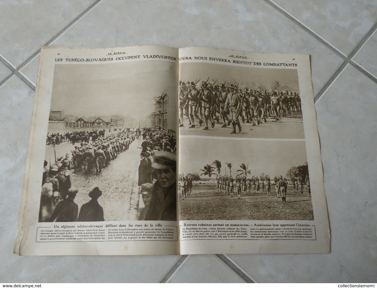 Le Miroir-la Guerre 1914-1918 (N°246) 11.8.1918 (Titres sur photos) Les infos sur la vie des soldats et civiles