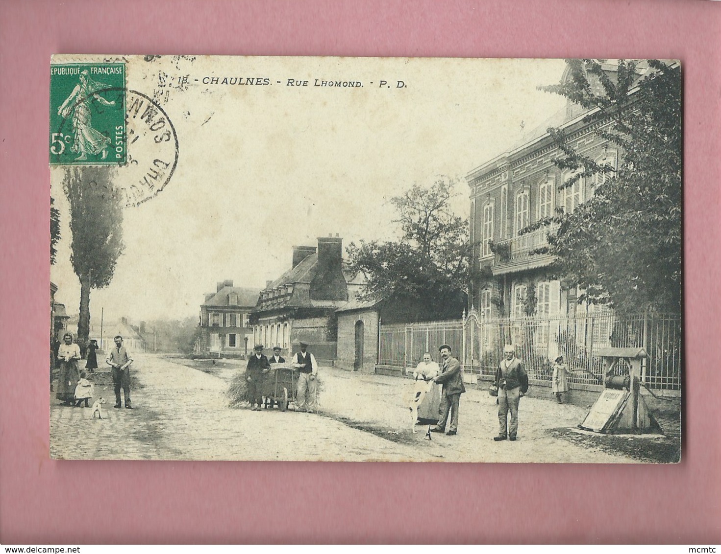 CPA  -  Chaulnes  - Rue Lhomond - Chaulnes