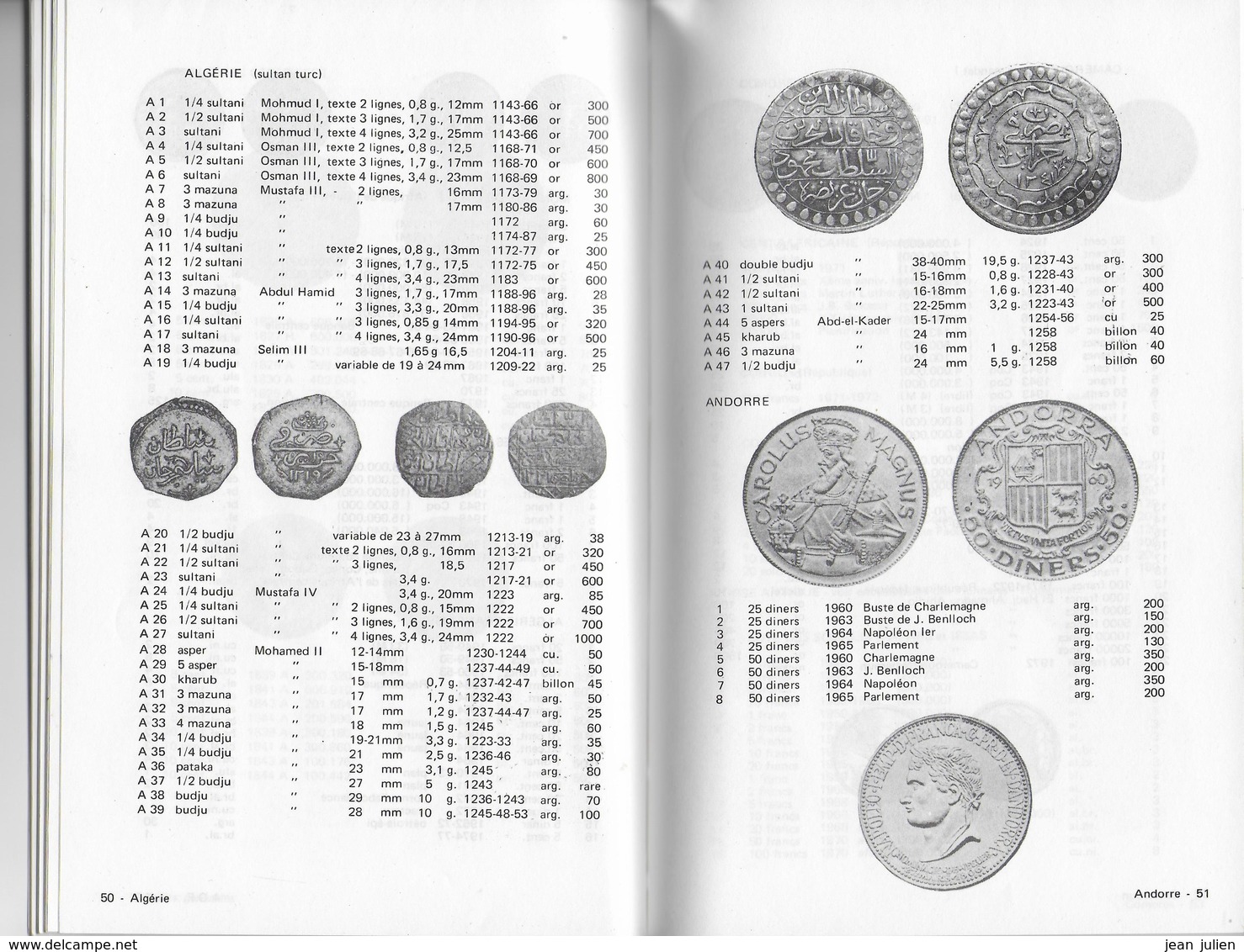 ARGUS THIMONIER  - Monnaies Françaises - Et Des Pays D'expression Française Depuis 1800 - Tome 1 - 1975 - Livres & Logiciels