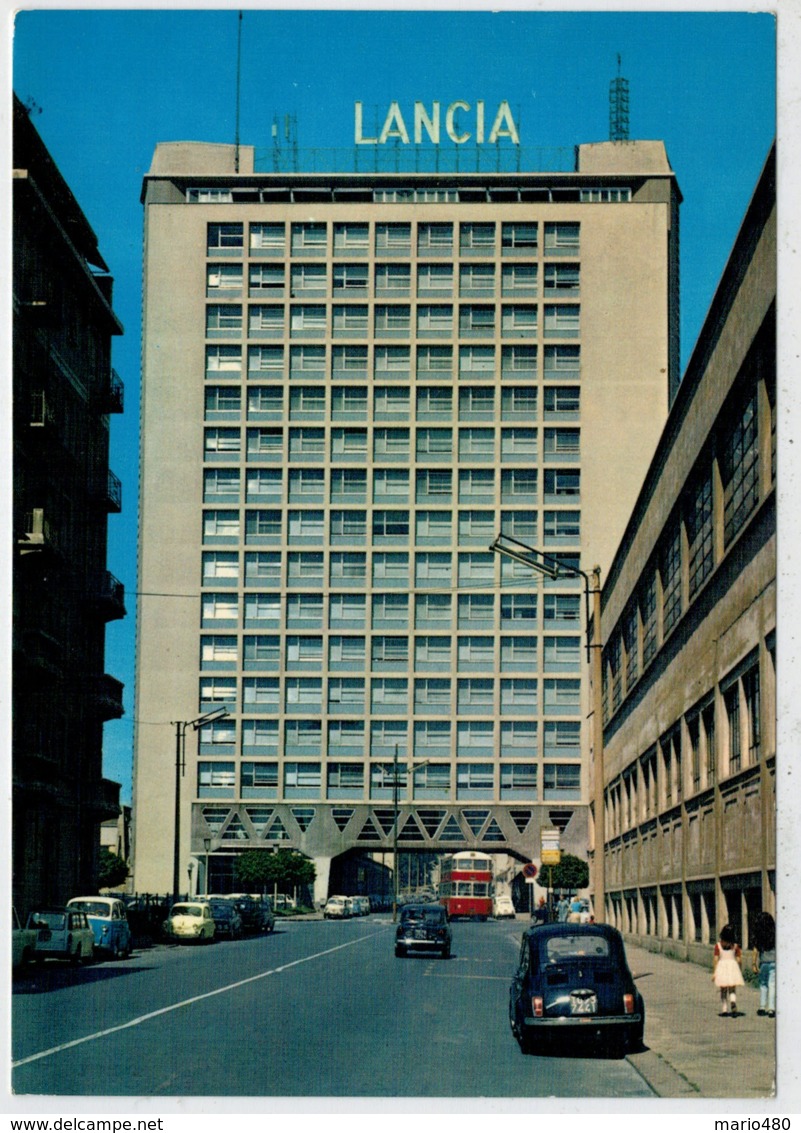 TORINO  PALAZZO  GRATTACIELO  "LANCIA"   2  Scan    (VIAGGIATA) - Palazzo Reale