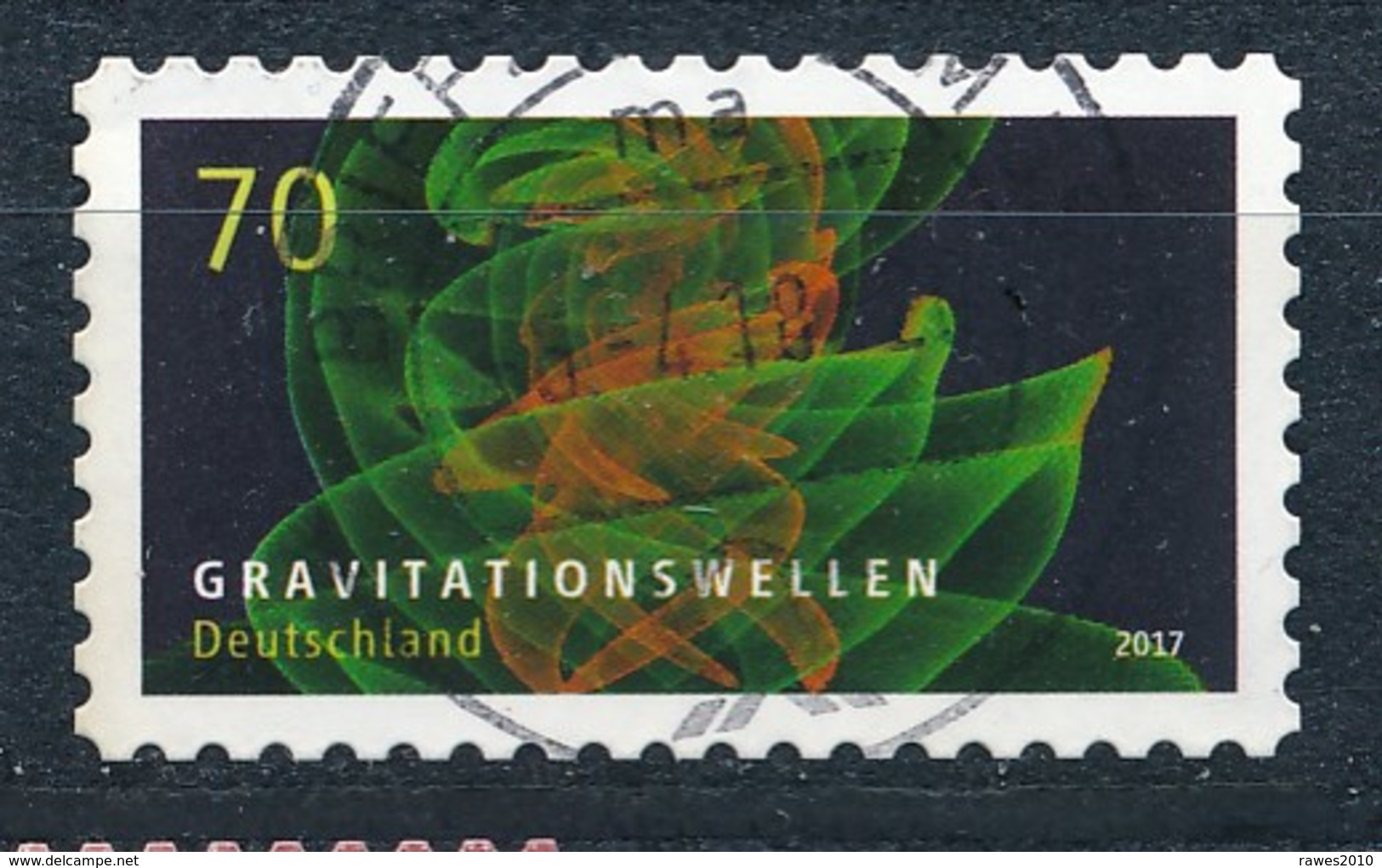 BRD Mi. 3256 Gest. Gravitationswellen Rundstempel - Physik