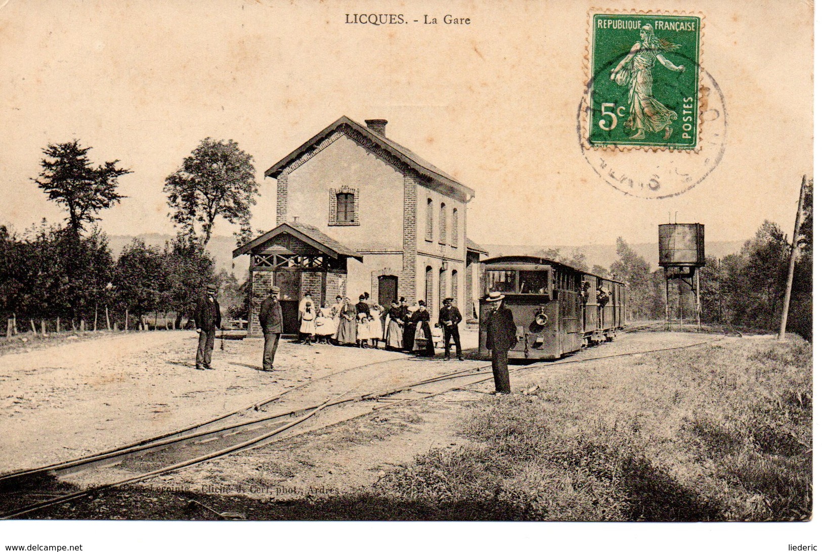 Licques: La Gare (tram à Vapeur) - Autres & Non Classés