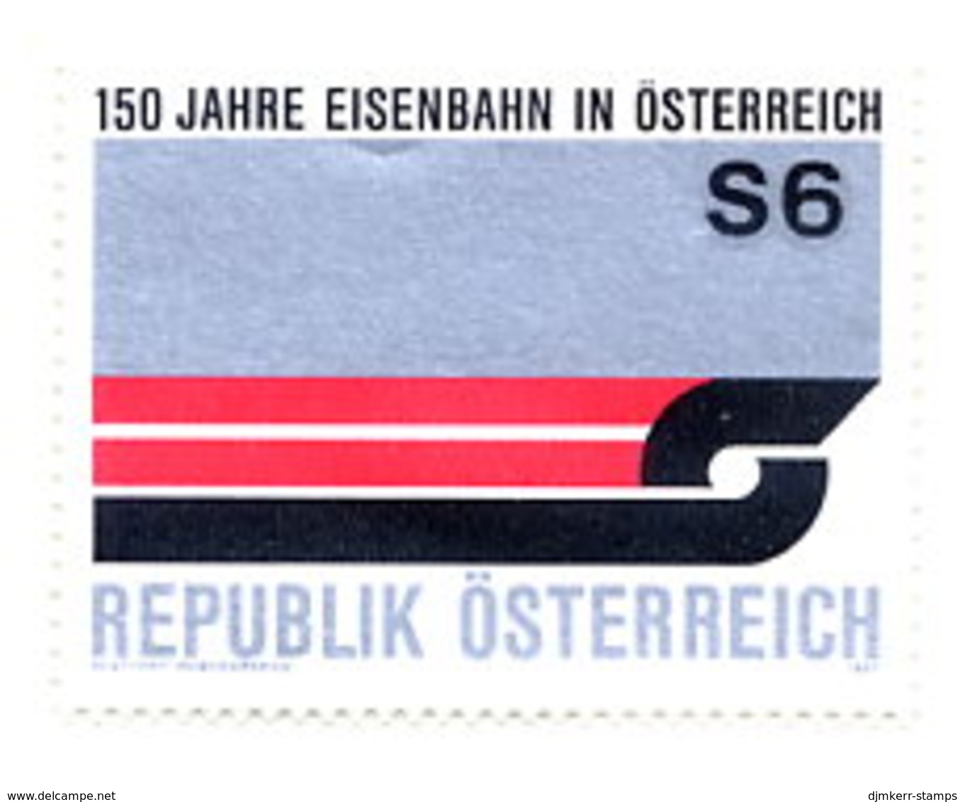 AUSTRIA 1987 Railway Anniversary Single Ex Block, MNH / **.  Michel 1886 - Ungebraucht