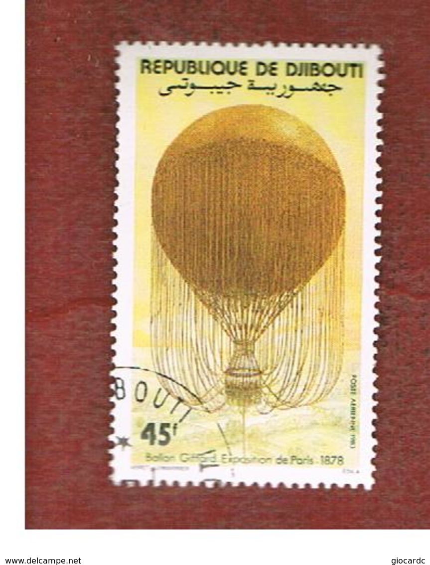 GIBUTI (DJIBUTI) -  SG 871 -    1983 MANNED FLIGHT BICENTENARY: GIFFARD - USED ° - Gibuti (1977-...)