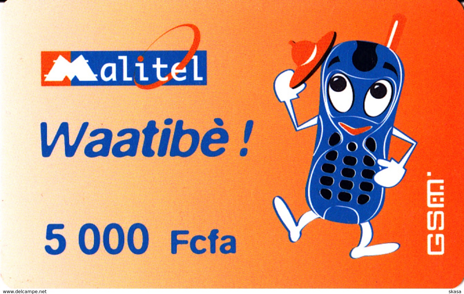 Prépayée Mali Waatibè Malitel 2004 - 5000 FCFA - Mali