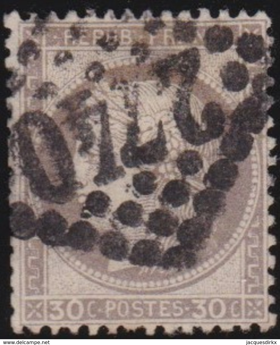 France  .   Yvert     .    56      .     O      .     Oblitéré .  /   .   Cancelled - 1871-1875 Ceres