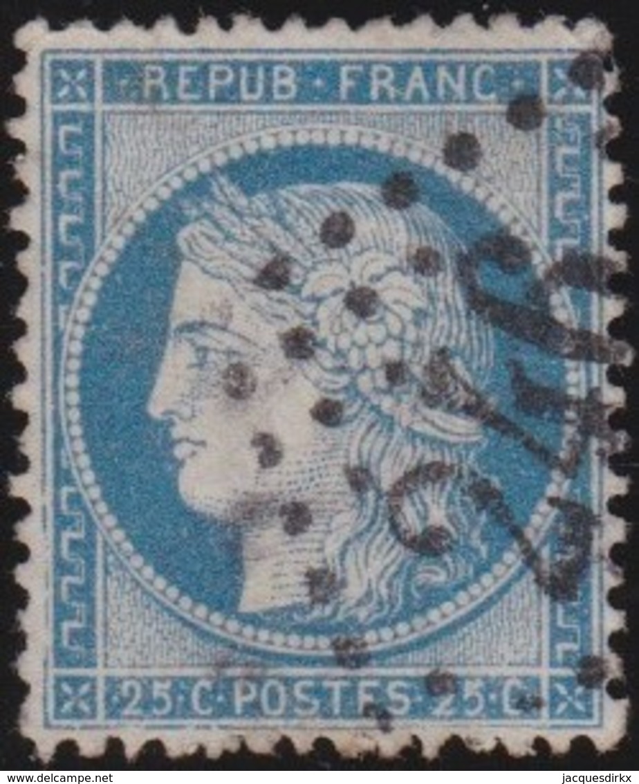 France  .   Yvert     .   60A    .     O      .     Oblitéré .  /   .   Cancelled - 1871-1875 Cérès