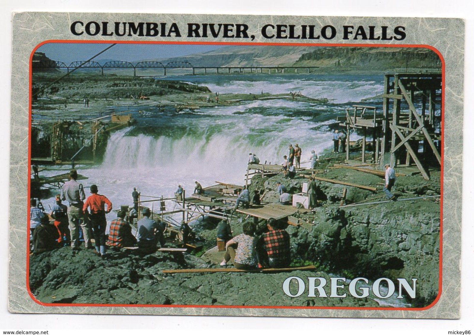 USA -- OR --Columbia River -- Celilo Falls   ( Très Animée ) - Other & Unclassified