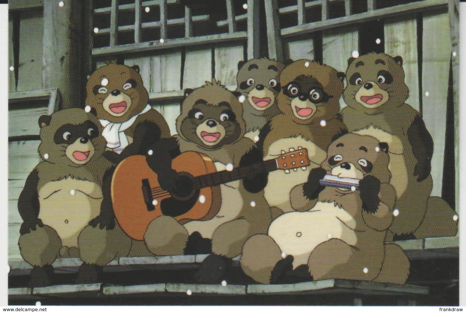 Postcard - Studio Ghibli - Pom Poko - Meet The Gang - The Bears New - Unclassified