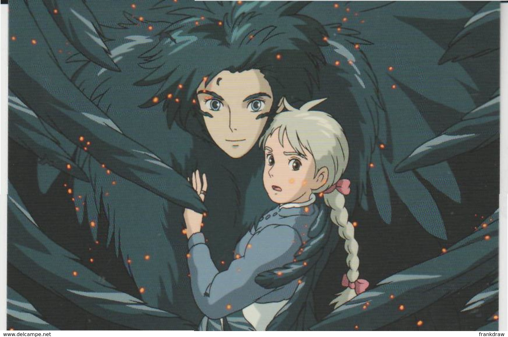 Postcard - Studio Ghibli - Howl's Moving Castle - In The Woods At Night - New - Unclassified