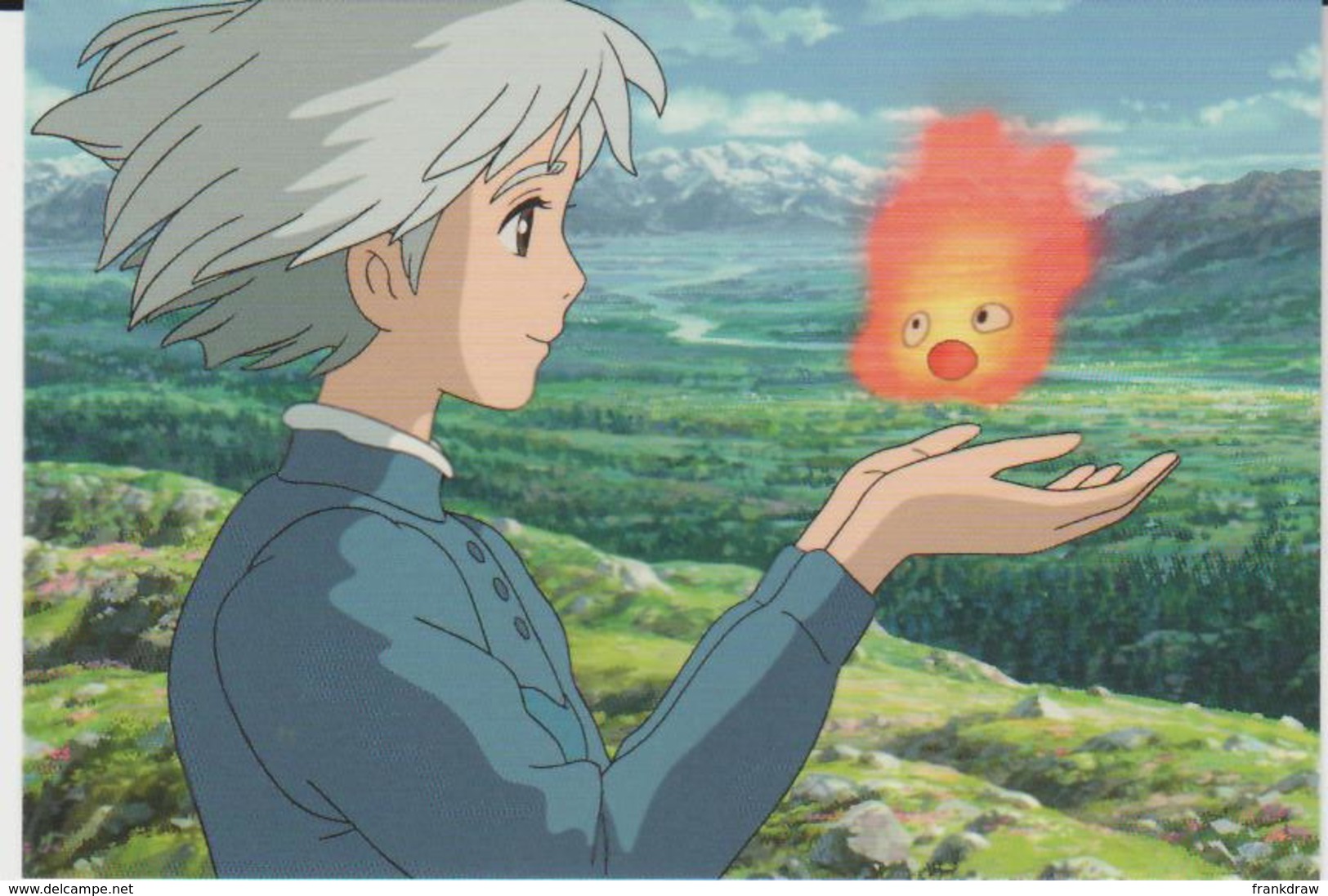 Postcard - Studio Ghibli - Howl's Moving Castle - Talking To A Friend - New - Unclassified