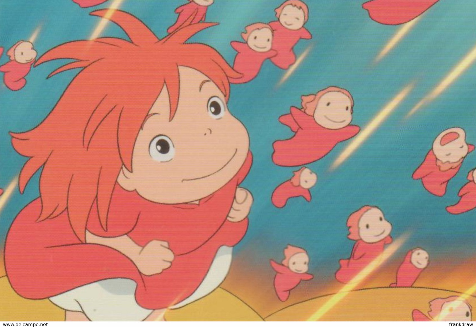 Postcard - Studio Ghibli - Ponyo - Dreaming Its Great - New - Other & Unclassified