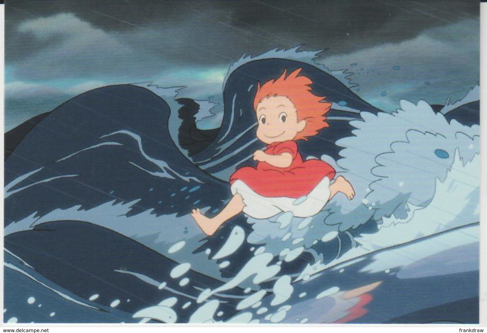 Postcard - Studio Ghibli - Ponyo - If Only I Could - New - Unclassified