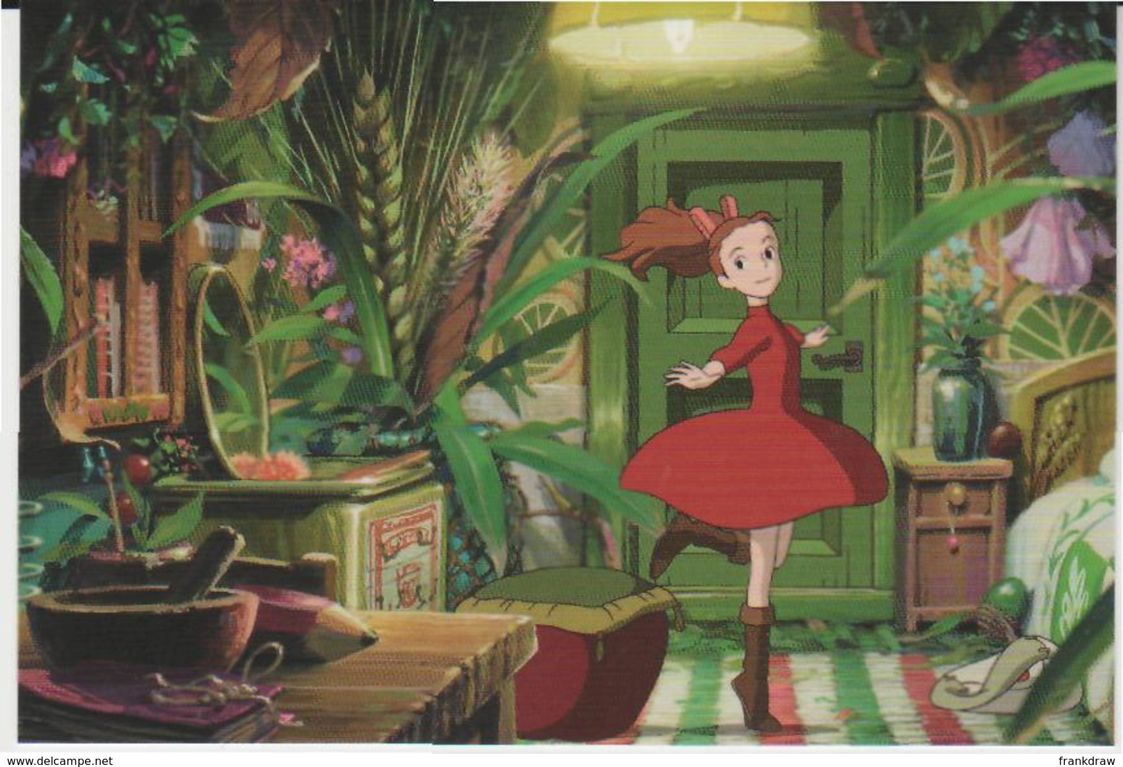 Postcard - Studio Ghibli - The Secret World Of Arrietty - I Love Dancing - New - Unclassified