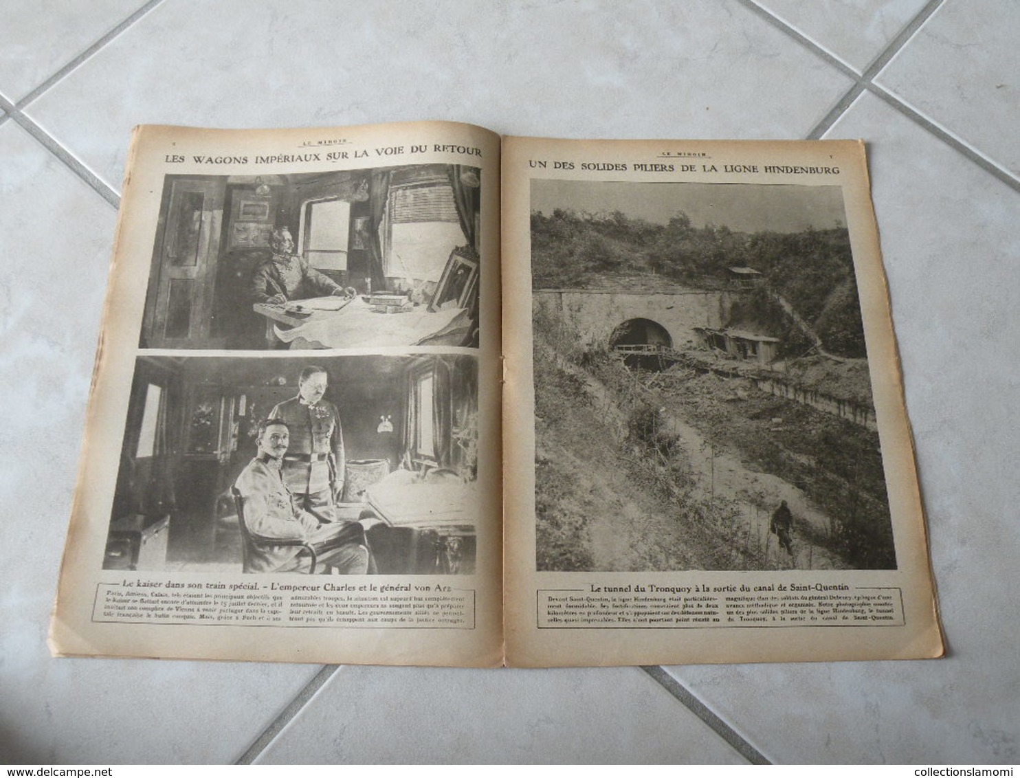 Le Miroir-la Guerre 1914-1918 (N°257) 27.10.1918 (Titres Sur Photos) Les Infos Sur La Vie Des Soldats Et Civiles - Guerre 1914-18