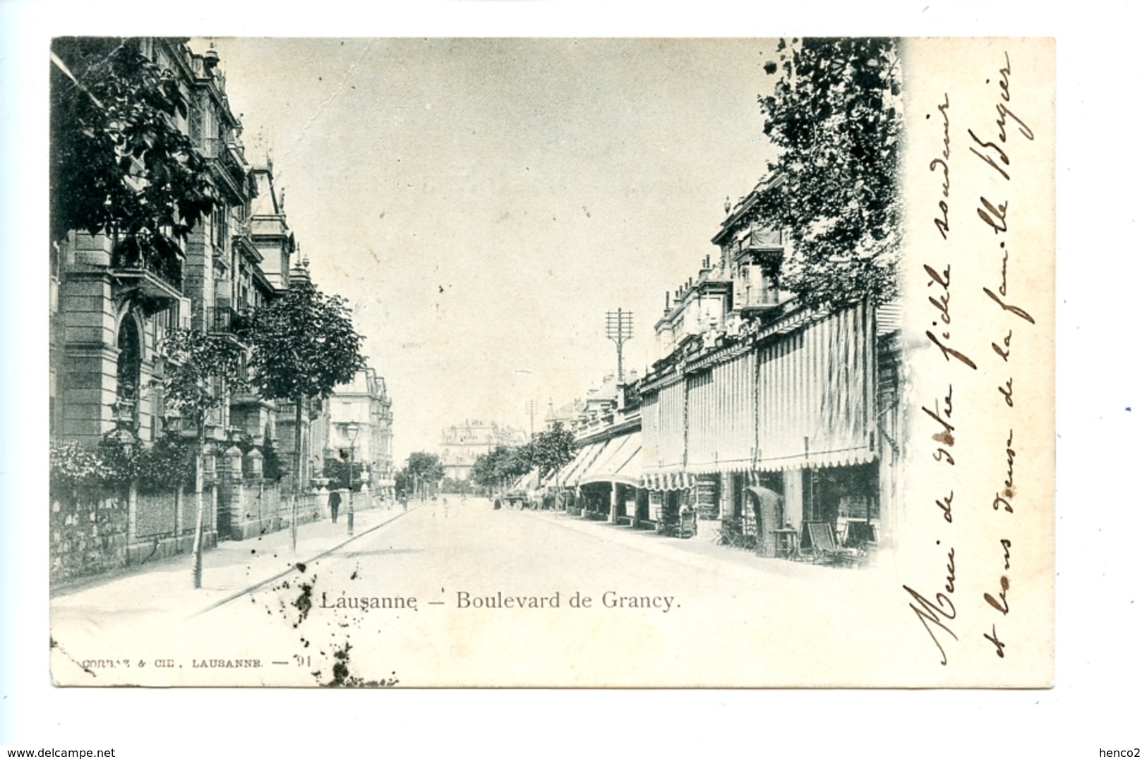 Lausanne - Boulevard De Grancy (1901) - Grancy