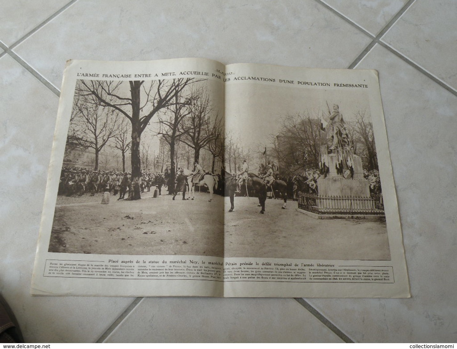 Le Miroir-la Guerre 1914-1918 (N°262) 1.12.1918 (Titres Sur Photos) Les Infos Sur La Vie Des Soldats Et Civiles - Oorlog 1914-18