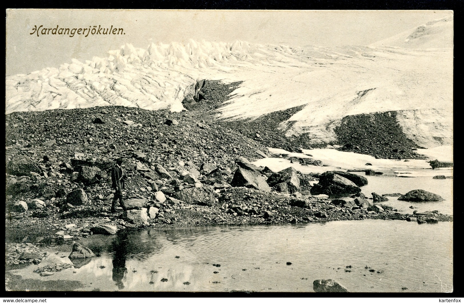 Hardangerjökulen, 1907, Hordaland, Hardanker, Gletscher, - Norwegen