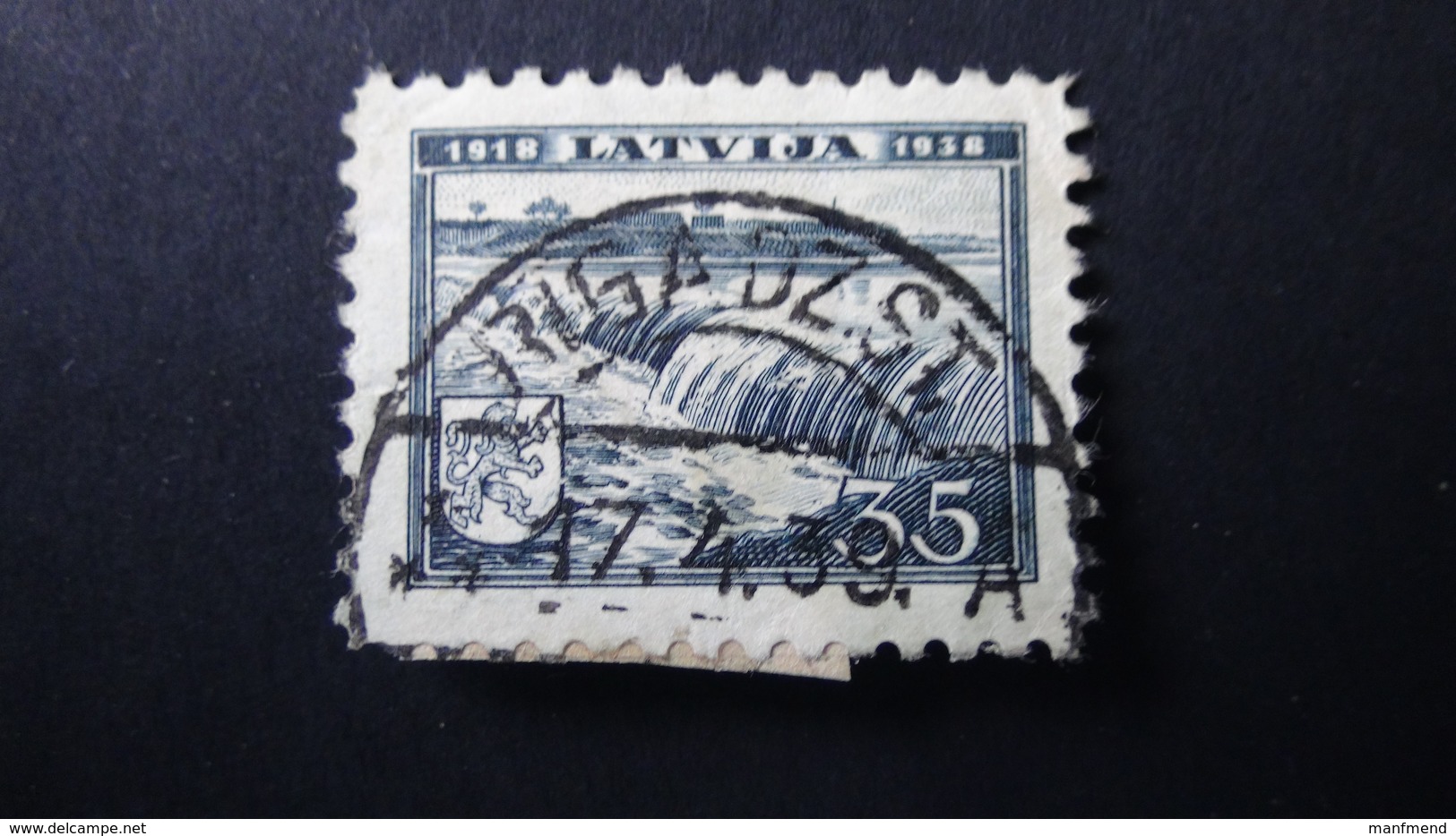 Latvia - 1938 - Mi:LV 269, Sn:LV 205, Yt:LV 236 O - Look Scan - Lettonie