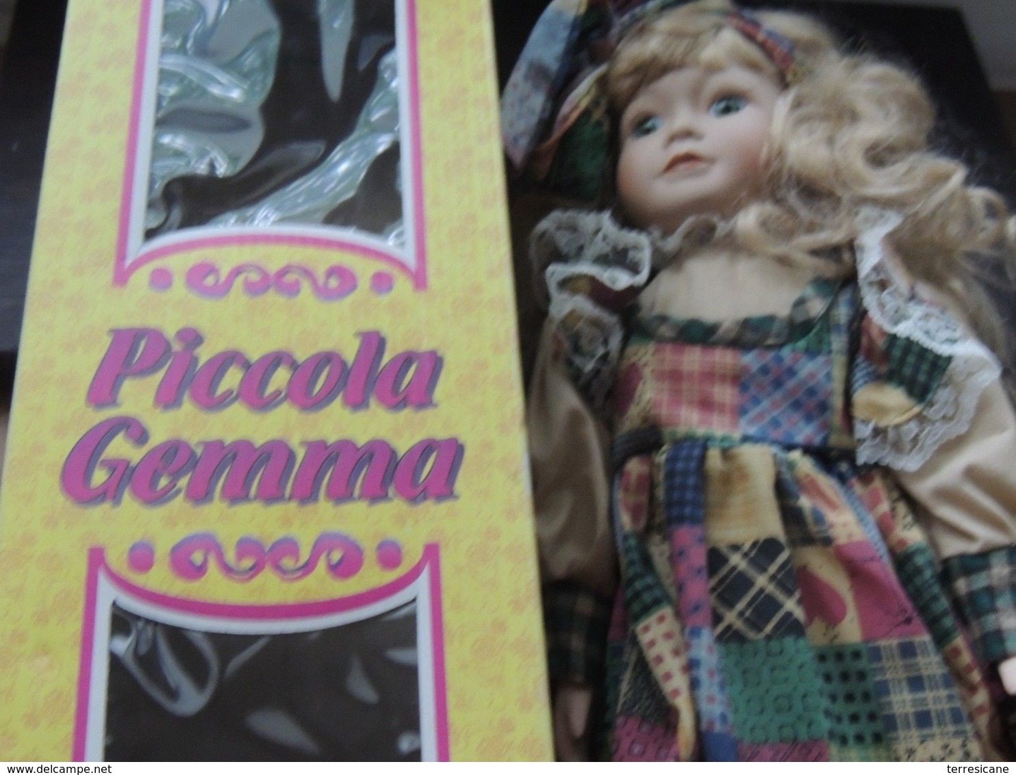 G4 BAMBOLA PORCELLANA COLLEZIONE MANOLO PICCOLA GEMMA VINTAGE BOX - Bambole