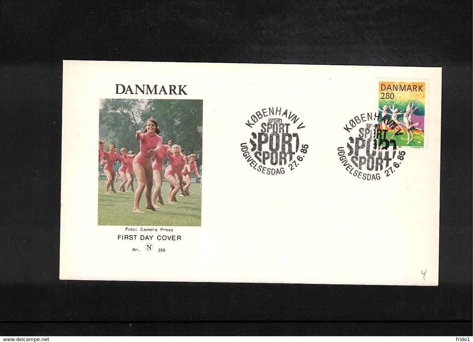 Denmark 1985 Gymnastics FDC - Gymnastik