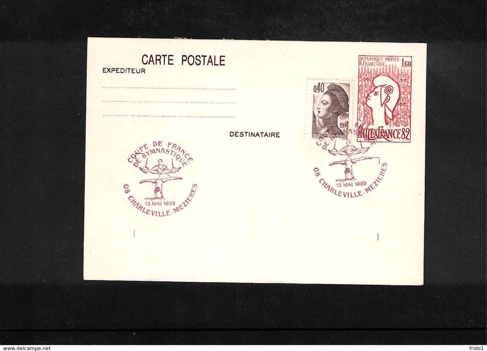 France 1989 Gymnastics Interesting Cover - Gymnastik