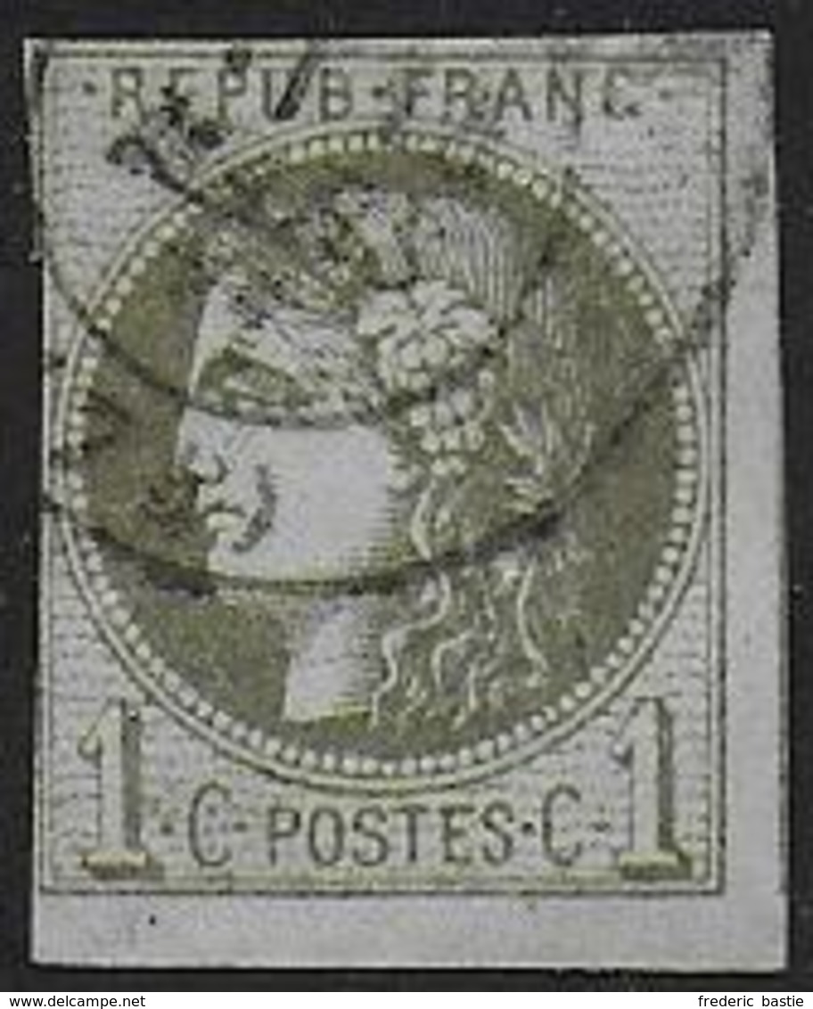 Bordeaux  N° 39C    Cote : 180 € - 1870 Emission De Bordeaux