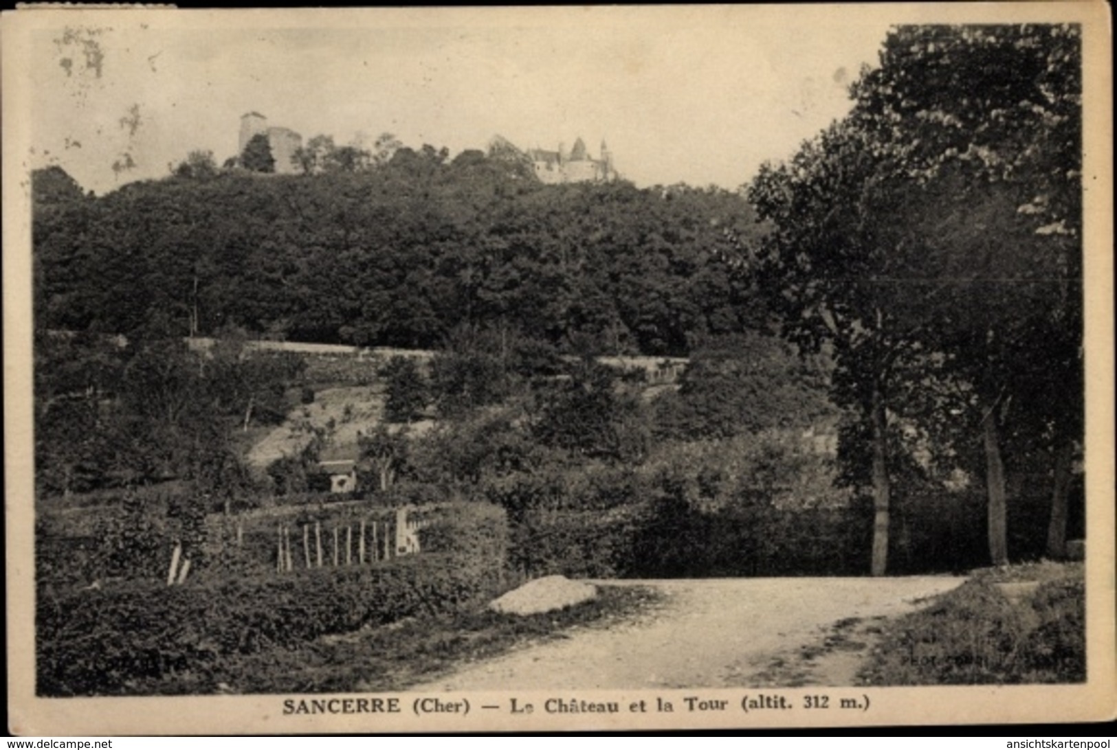 Cp Sancerre Cher, Le Chateau Et La Tour - Otros & Sin Clasificación