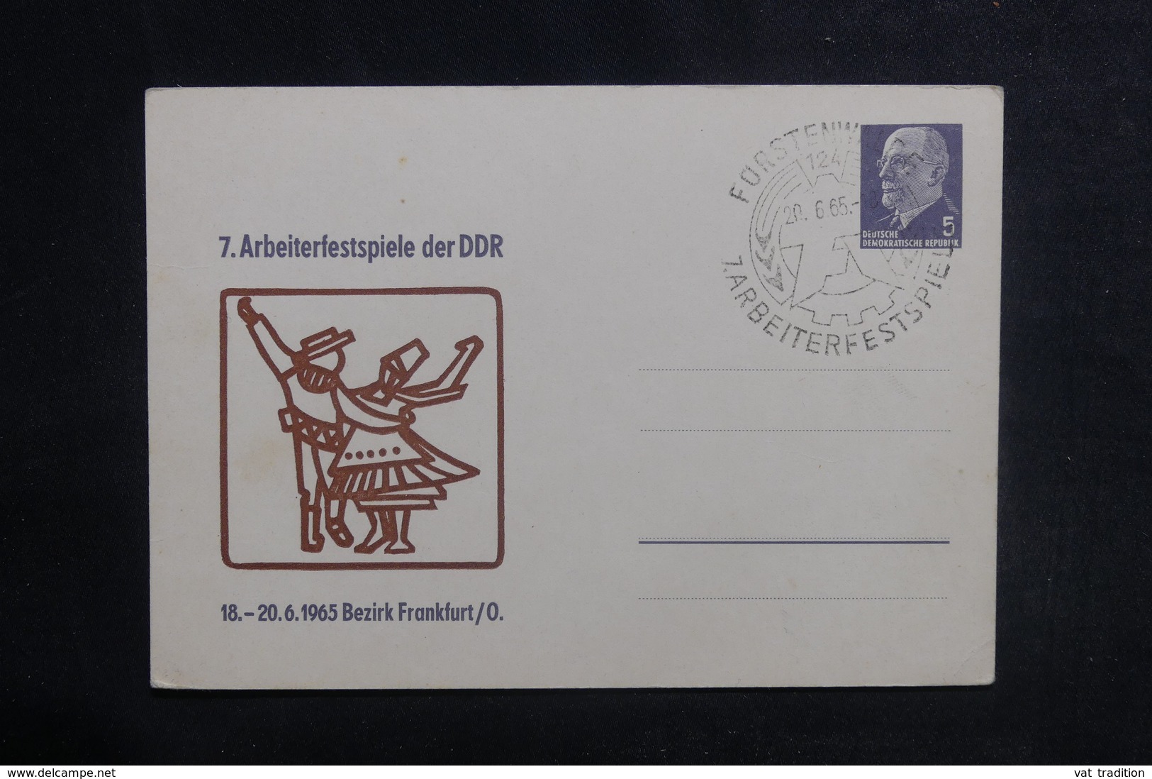 ALLEMAGNE - Entier Postal Non Circulé, Oblitération Temporaire En 1965 - L 38742 - Postkarten - Gebraucht