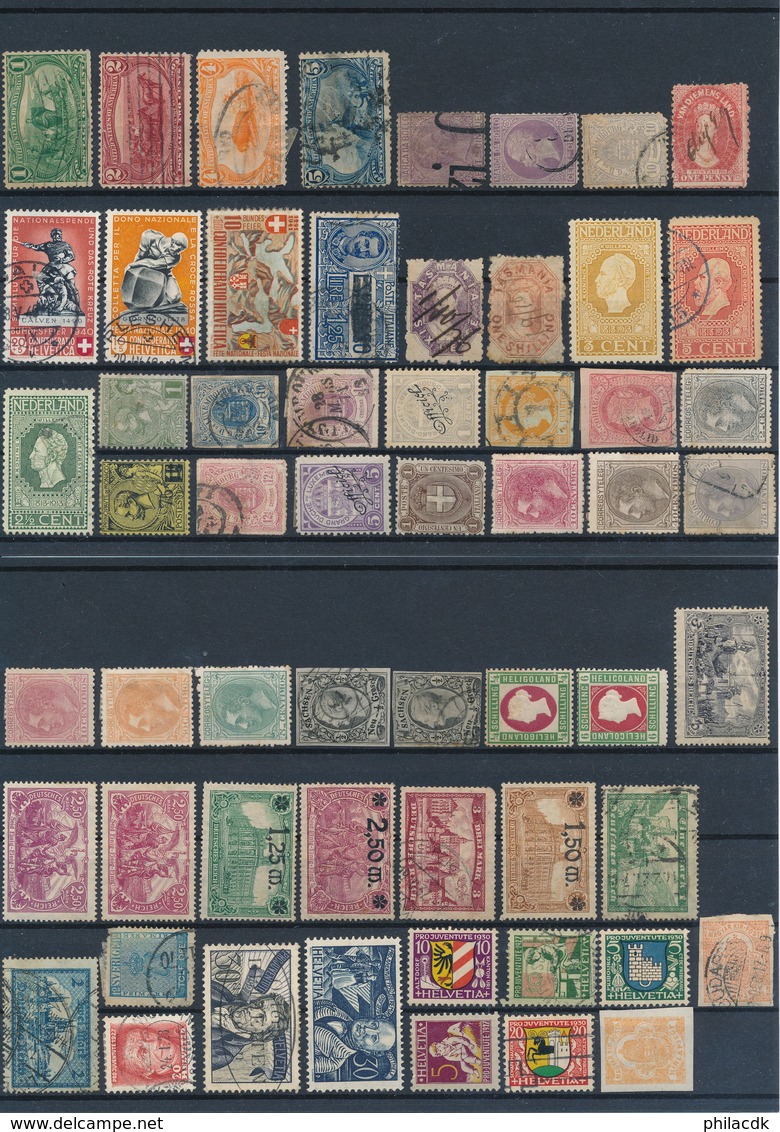 MONDE BEAU LOT DE 341 TIMBRES ET 9 BLOCS A ETUDIER - VOIR SCANNS RECTO VERSO - Collezioni (senza Album)