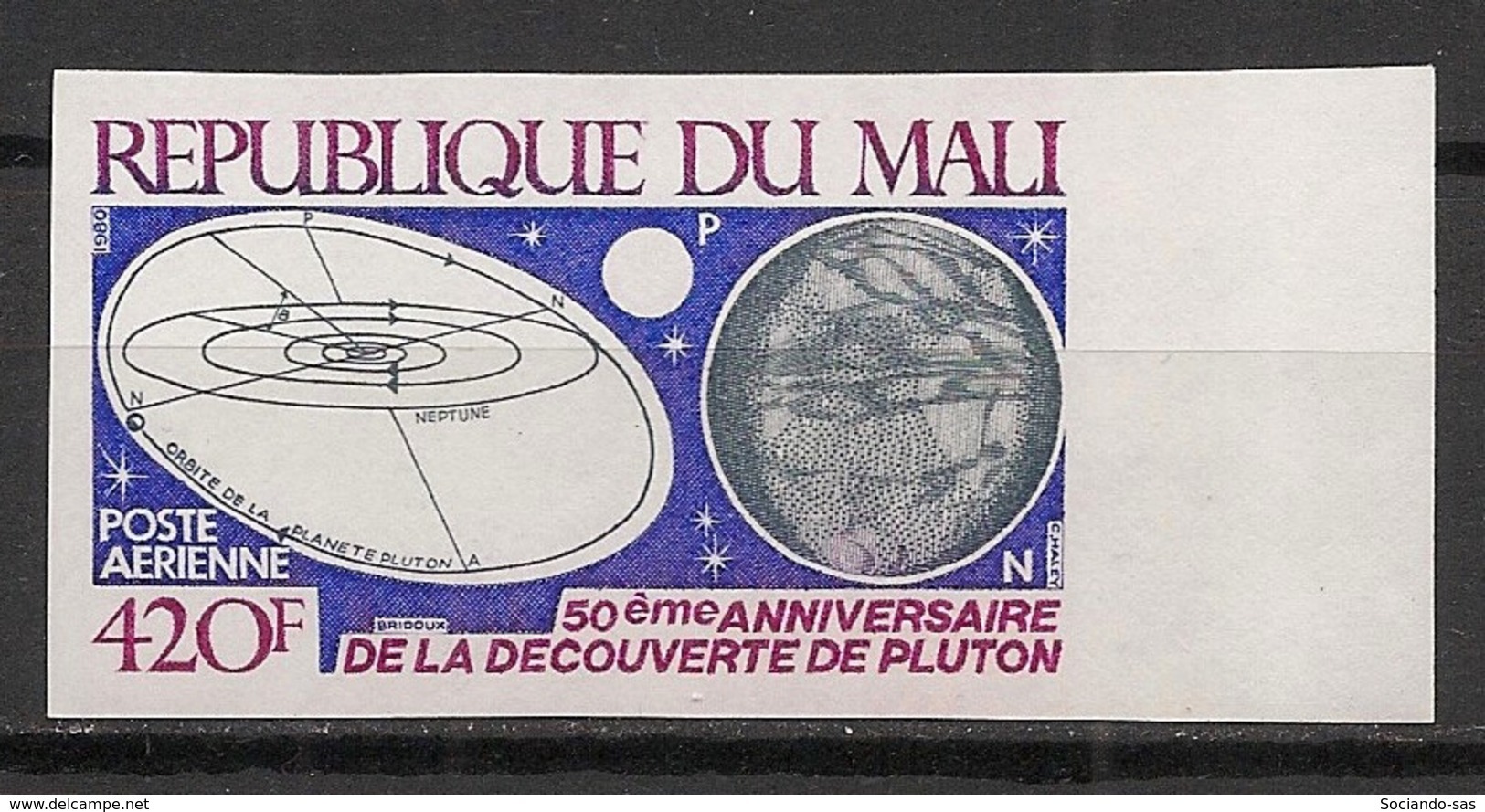 Mali - 1980 - PA N°Yv. 388 - Pluton - Non Dentelé / Imperf. - Neuf Luxe ** / MNH / Postfrisch - Afrique