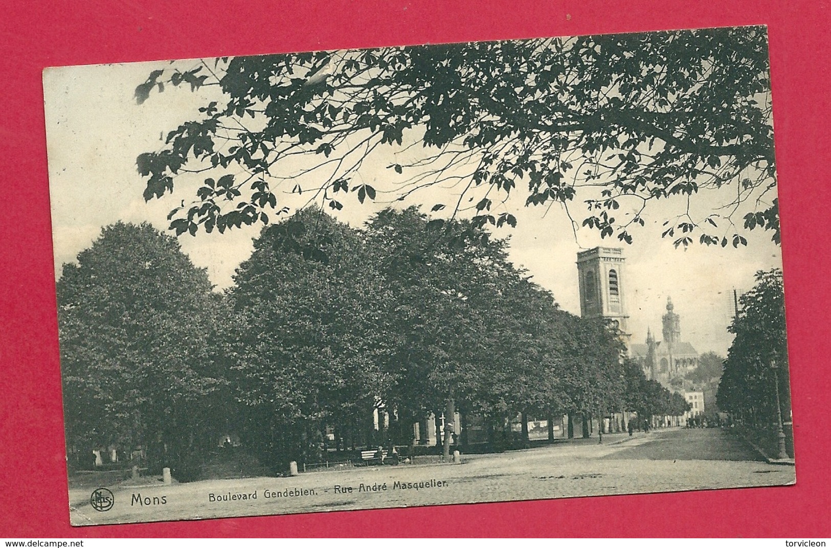 C.P. Mons = Boulevard  GENDEBIEN +  Rue André  Masquelier - Mons