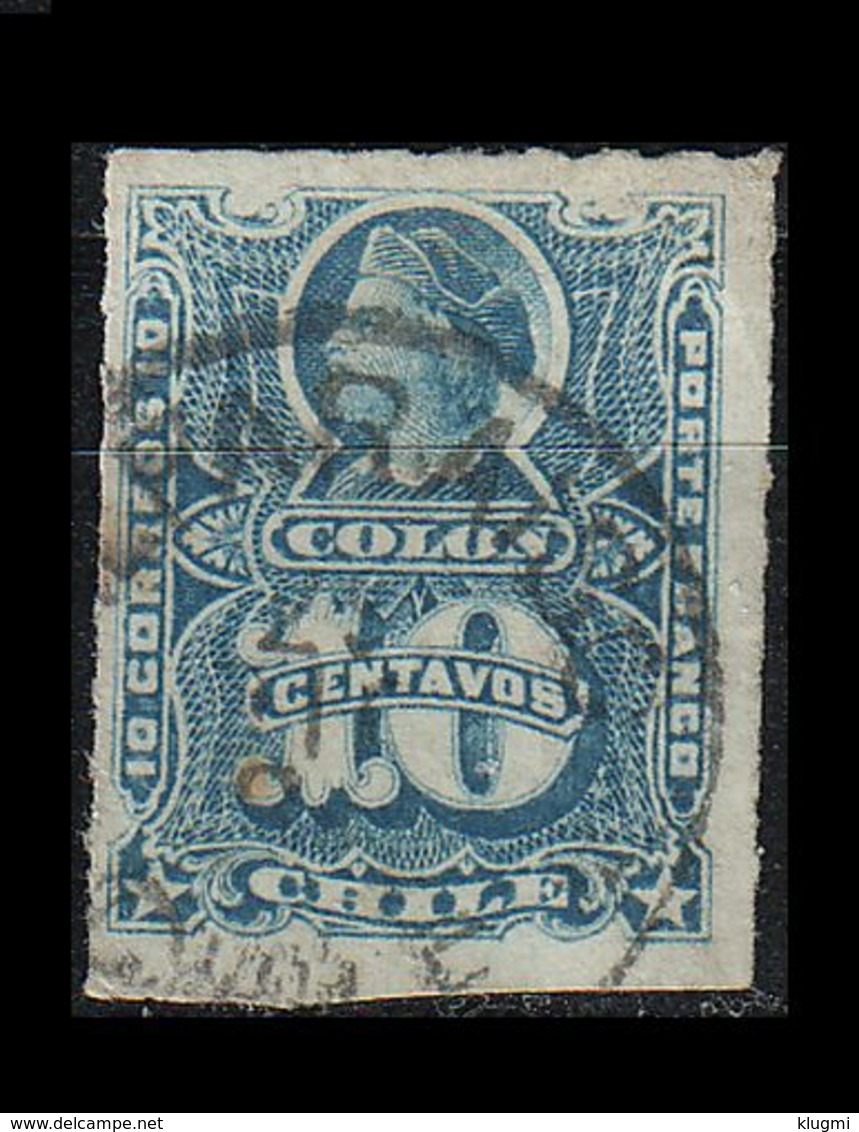 CHILE [1877] MiNr 0016 ( O/used ) - Chile