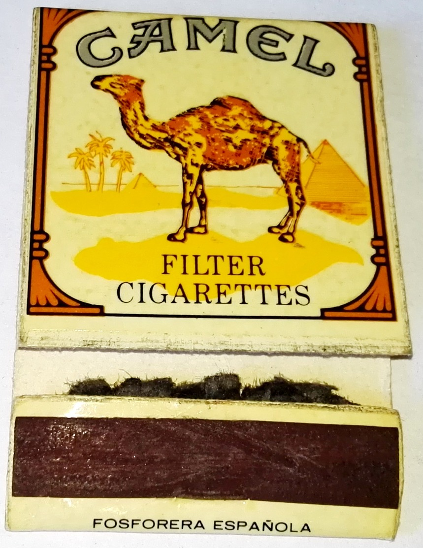 Vieux Matchbook, Old Matchbook, Antigua Cartera De Cerillas - Camel - Zündholzschachteln