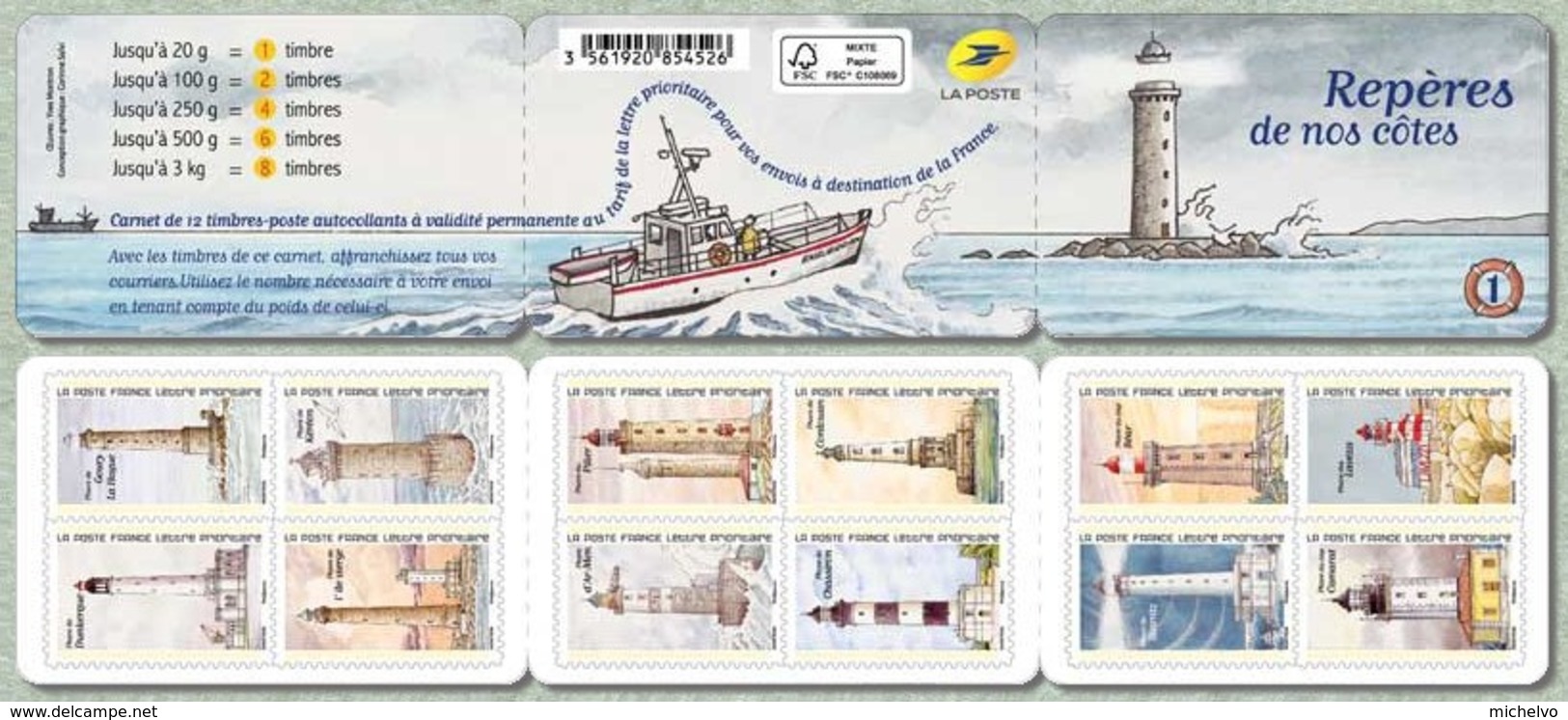 France 2019 - Repères De Nos Côtes (Phares) ** - Unused Stamps