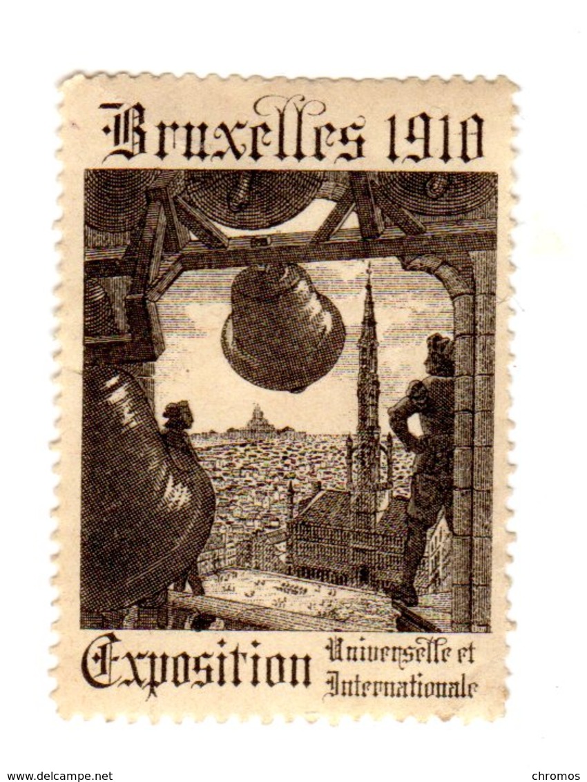 Vignette Reklamemarke Exposition Bruxelles 1910, Belgique, Belgien - Erinnophilie