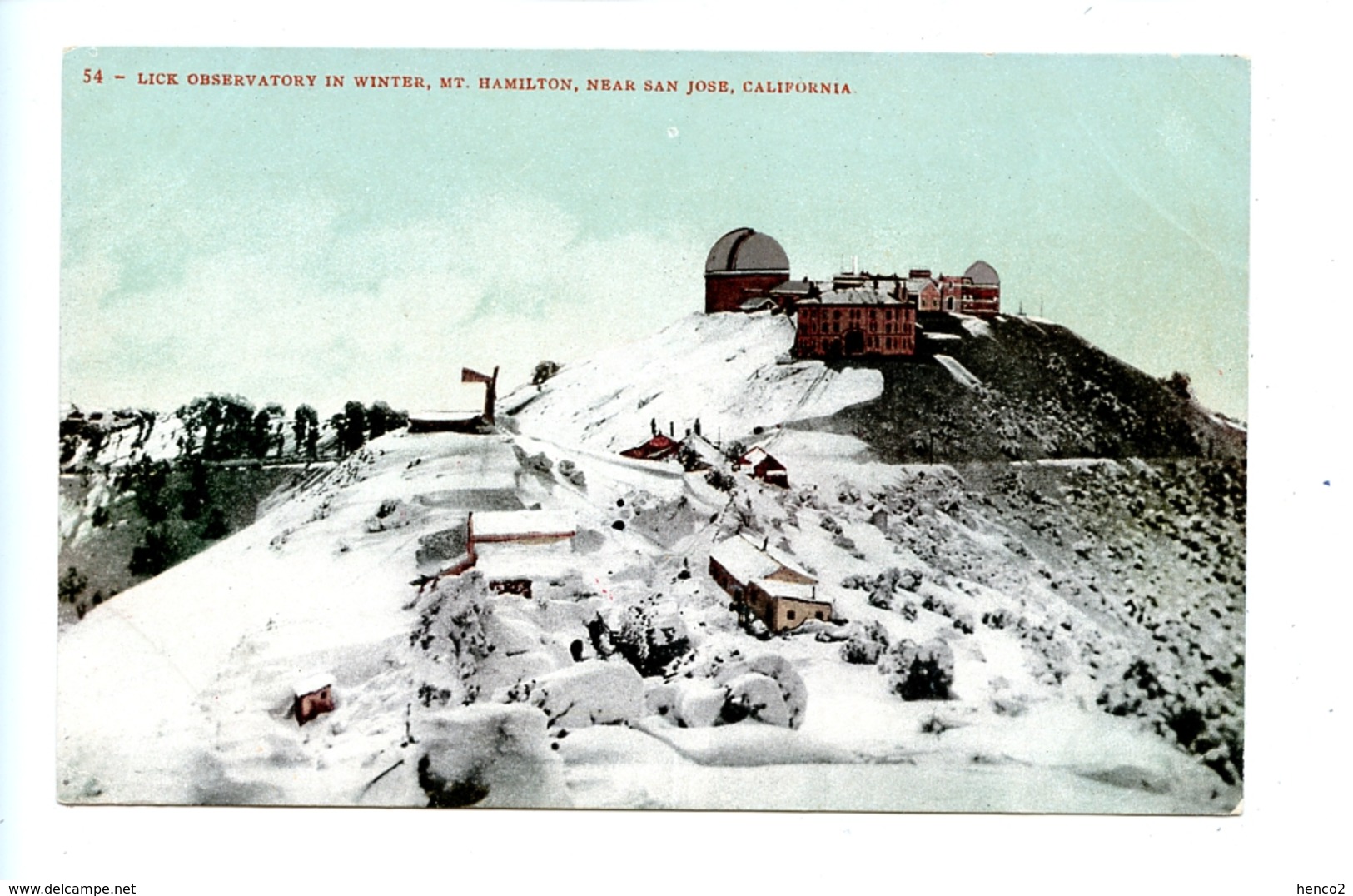 Lick Observatory In Winter California - Astronomy