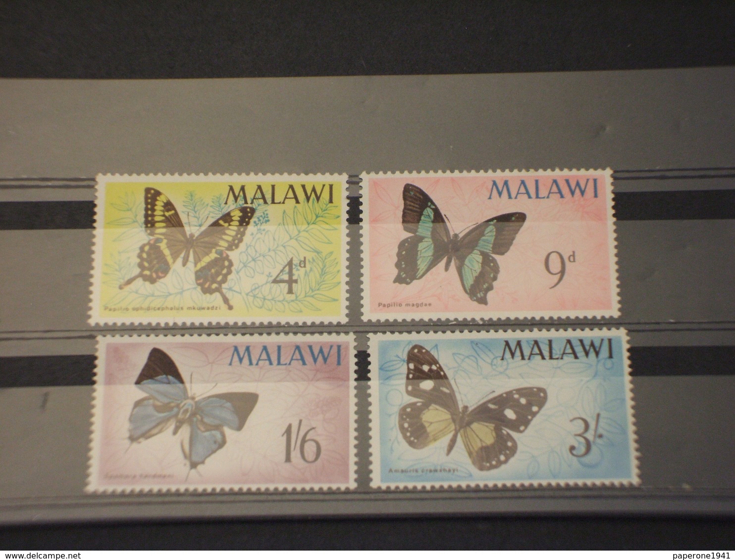 MALAWI - 1966 FARFALLE 4 VALORI - NUOVI(++) - Malawi (1964-...)