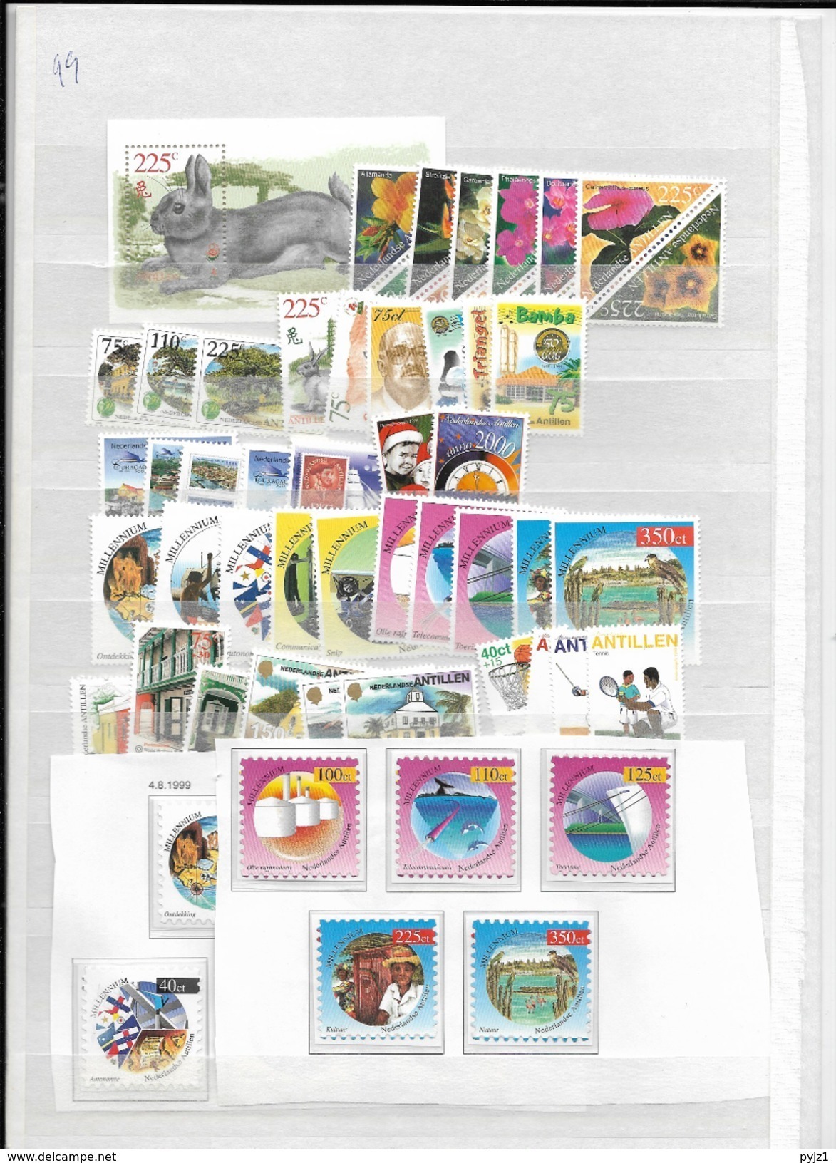 1999 MNH Nederlandse Antillen, Year Collection, Postfris - Curacao, Netherlands Antilles, Aruba