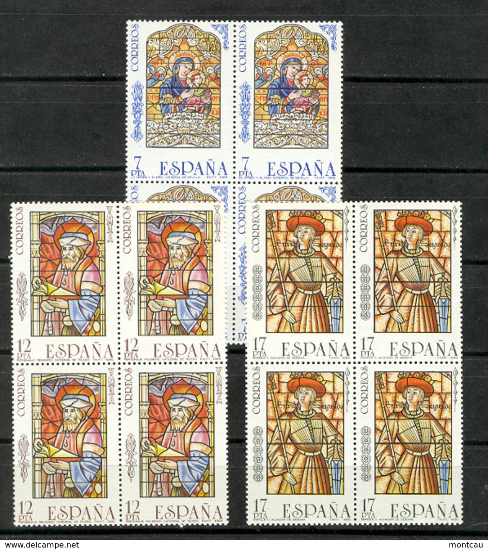 Spain. 1985 Vidrieras Ed 2815-17 (**) - Ungebraucht