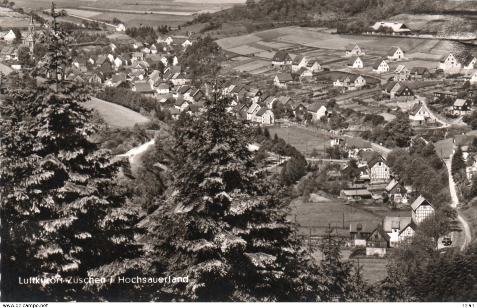 LUFTKURORT ZUSCHEN I HOCHSAUERLAND- VIAGGIATA 1960  -REAL PHOTO - Brilon