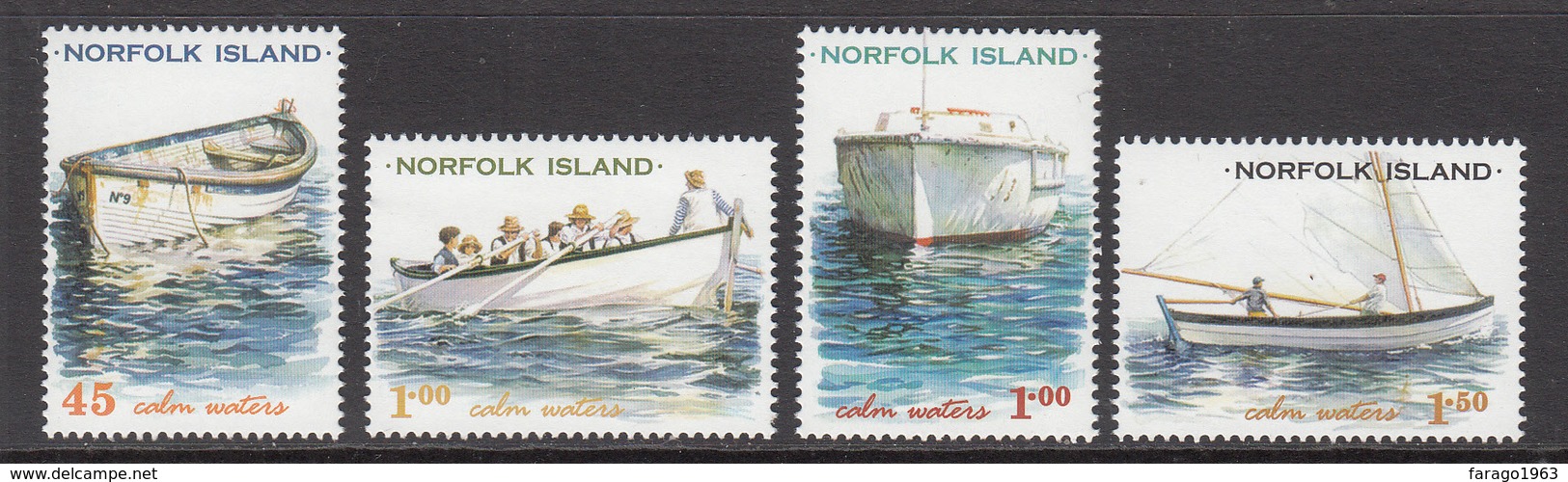 2001 Norfolk Island  Boats   Complete Set Of 4  MNH - Norfolkinsel