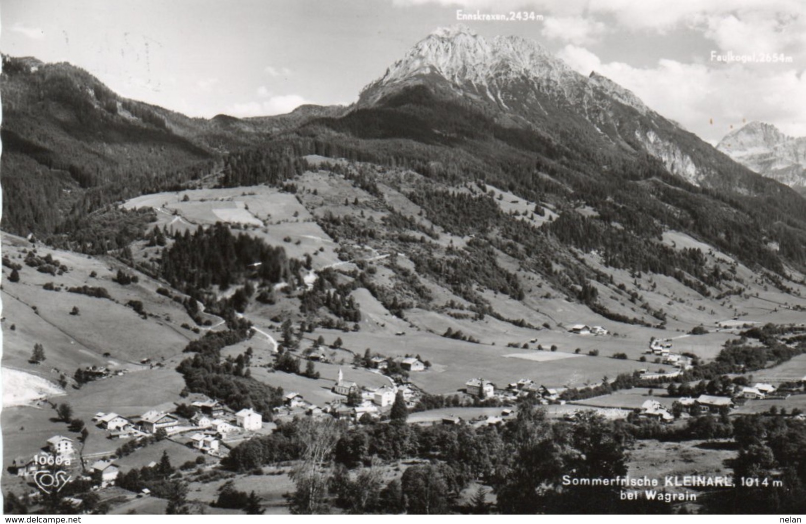 SOMMERFRISCHE KLEINARL BEI WAGRAIN- VIAGGIATA 1967  -REAL PHOTO - Wagrain