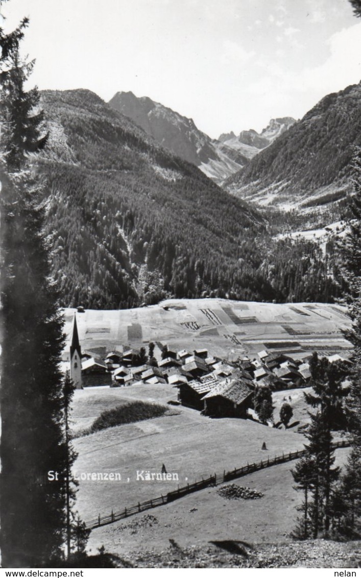 ST. LORENZEN-KARNTEN- VIAGGIATA 1958  -REAL PHOTO - Lesachtal