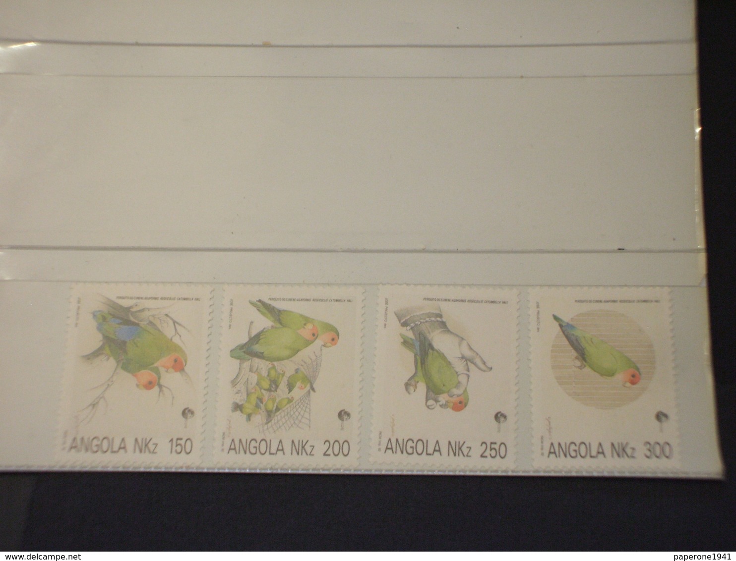 ANGOLA - 1992 UCCELLI  4 VALORI - NUOVI(++) - Angola