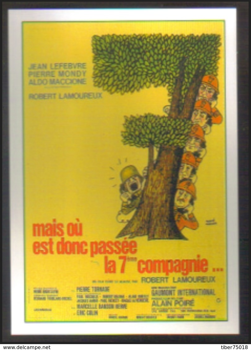 Carte Postale : Mais Où Est Donc Passée La 7ème Compagnie... (cinéma Affiche Film) Illustration Hervé Morvan - Morvan