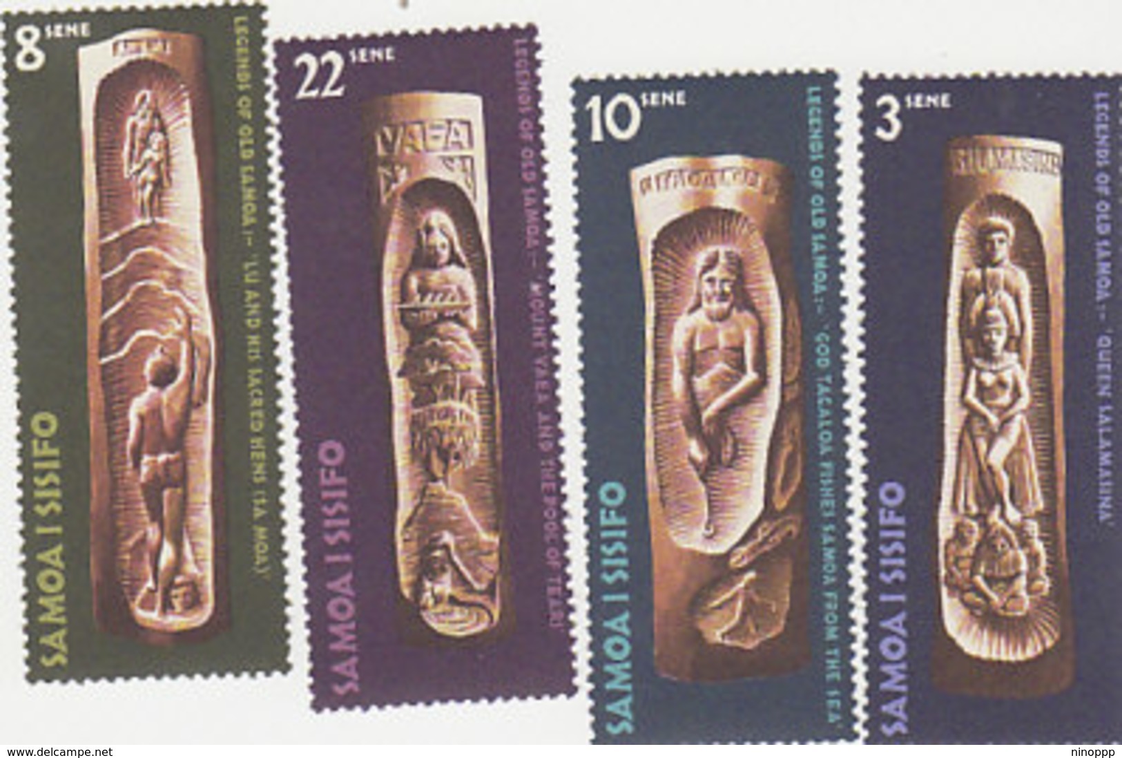 Samoa SG 369-372 1971 Legends ,mint Never Hinged - Samoa