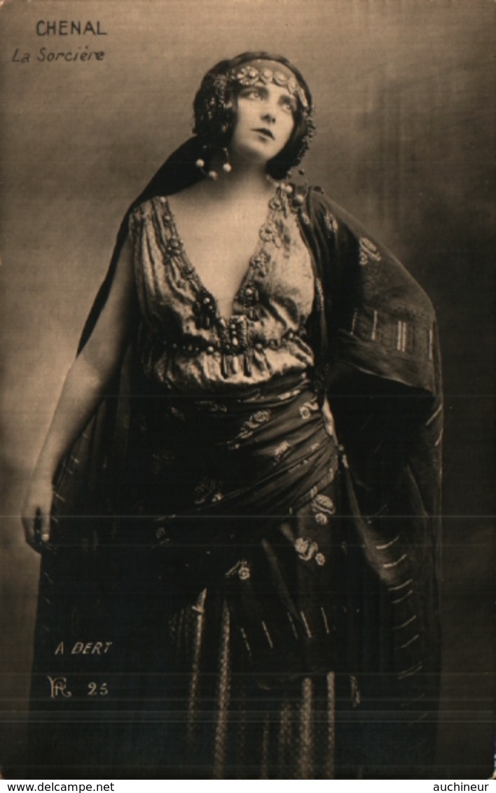 Artiste Femme 1900 - Chenal La Sorcière (bert 25 Gitane - Cabaret