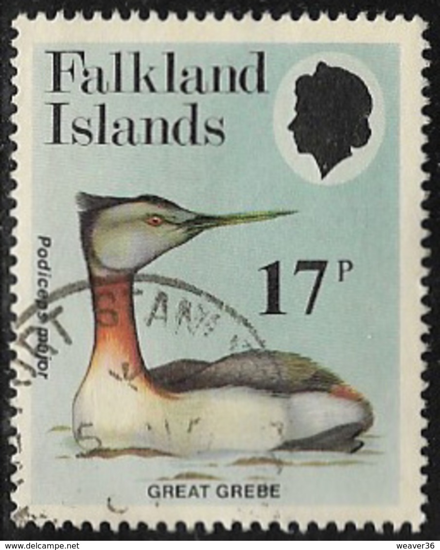 Falkland Islands SG489 1984 Grebes 17p Good/fine Used [40/32639/4D] - Falkland Islands