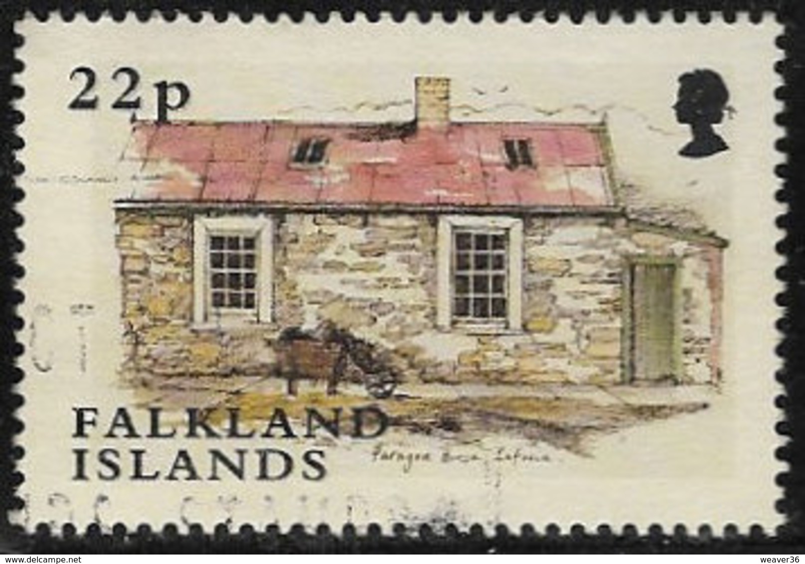 Falkland Islands SG948 2003 Shepherds' Houses 22p Good/fine Used [40/32643/4D] - Falkland Islands